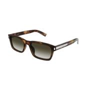 Bruine Havana Zonnebril Saint Laurent , Brown , Unisex