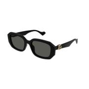 Zwart Grijs Zonnebril Gg1535S Gucci , Black , Dames