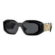 Heren Zonnebril Nylon Polycarbonaat Samenstelling Versace , Black , He...