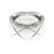 Pre-owned White Gold chanel-jewelry Chanel Vintage , White , Dames