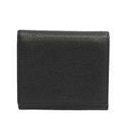 Pre-owned Leather wallets Bally Pre-owned , Black , Dames