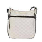 Pre-owned Canvas shoulder-bags Loewe Pre-owned , White , Dames