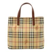 Pre-owned Canvas totes Burberry Vintage , Multicolor , Dames