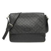 Pre-owned Leather gucci-bags Gucci Vintage , Black , Dames