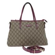 Pre-owned Leather totes Gucci Vintage , Multicolor , Dames