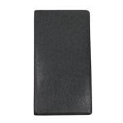 Pre-owned Leather wallets Louis Vuitton Vintage , Black , Heren