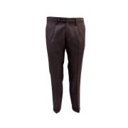 Stijlvolle Wollen Broek Michael Coal , Purple , Heren