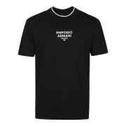 Klassiek Zwart T-Shirt 0067 Emporio Armani , Black , Heren