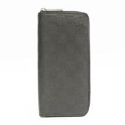 Pre-owned Fabric wallets Louis Vuitton Vintage , Gray , Dames