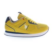 Stralend Gele Veterschoenen U.s. Polo Assn. , Yellow , Heren