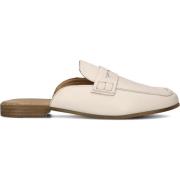 Beige Leren Muiltjes Lina Locchi , Beige , Dames