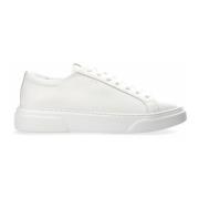 Witte Gladde Lage Top Sneakers Copenhagen Studios , White , Heren