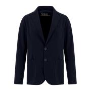 Lichtgewicht Scuba Blazer Ongebleekt Herno , Blue , Heren