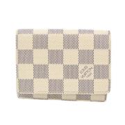 Pre-owned Canvas wallets Louis Vuitton Vintage , Beige , Dames