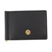 Medusa Biggie Leren Portemonnee Versace , Black , Heren