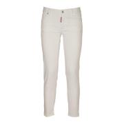 Witte Denim Jeans Dsquared2 , White , Dames