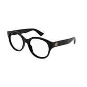 Zwarte Frame Zonnebril Gg1580O 001 Gucci , Black , Unisex