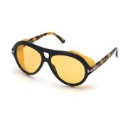 Neughman Zonnebril Bruin Frame Tom Ford , Black , Heren