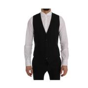 Gestreepte katoenen vest met verstelbare band Dolce & Gabbana , Black ...