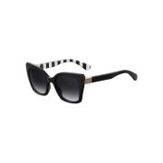 Zwarte zonnebril met stijl Mol000/S Love Moschino , Black , Dames