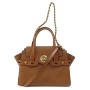 Pre-owned Leather handbags Michael Kors Pre-owned , Brown , Dames