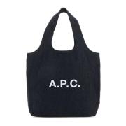 Stijlvolle Denim Shopping Tas A.p.c. , Blue , Dames