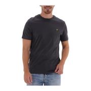 Heren Polo & T-shirts Plain Tee Lyle & Scott , Gray , Heren