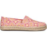 Roze R Print Espadrilles Toms , Multicolor , Dames