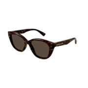 Bruin Havana Zonnebril Gg1588S 002 Gucci , Brown , Dames