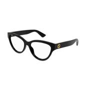 Zwarte Frame Gg1581O 001 Bril Gucci , Black , Unisex