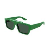 Groene Lens Zonnebril Gg1460S Model Gucci , Green , Unisex