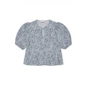 Stijlvolle Blouses Ganni , Blue , Dames