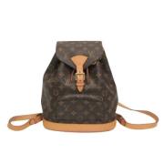 Pre-owned Canvas backpacks Louis Vuitton Vintage , Brown , Dames