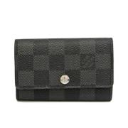 Pre-owned Fabric key-holders Louis Vuitton Vintage , Black , Dames