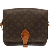 Pre-owned Canvas louis-vuitton-bags Louis Vuitton Vintage , Brown , Da...