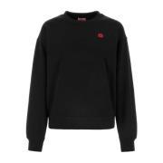 Stijlvol Zwart Katoenen Sweatshirt Kenzo , Black , Dames