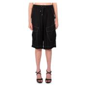 Cargo Shorts voor Mannen Pinko , Black , Dames