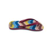 Dames Slippers met Diverse Prints MC2 Saint Barth , Multicolor , Dames