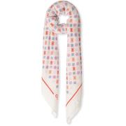 Modieuze Witte Sjaal Guess , Multicolor , Dames
