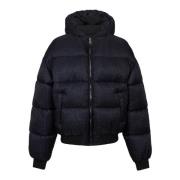 PB Labyrinth jacquard nylon puffer jack Balmain , Black , Heren