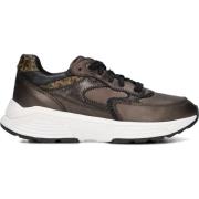 Lage Sneakers Bruin Leer Xsensible , Brown , Dames