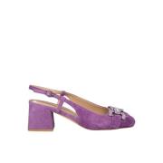 Vierkante Hak Gesp Schoen Alma EN Pena , Purple , Dames