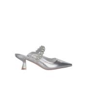 Puntige Neus Hak Schoen Gesp Sluiting Alma EN Pena , Gray , Dames