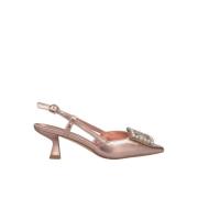 Vierkante Broche Hakken Schoenen Alma EN Pena , Pink , Dames