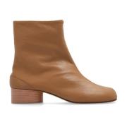 Leren `Tabi` laarzen Maison Margiela , Brown , Dames