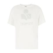 Casual Katoenen T-Shirt Isabel Marant Étoile , White , Dames