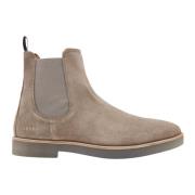 Chelsea Boot Suede II Taupe Sand Nubikk , Beige , Heren