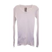 Pre-owned Cotton tops Rick Owens Pre-owned , White , Dames