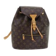 Pre-owned Canvas backpacks Louis Vuitton Vintage , Brown , Dames