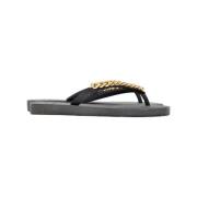 Pre-owned Rubber sandals Giuseppe Zanotti Pre-owned , Black , Dames